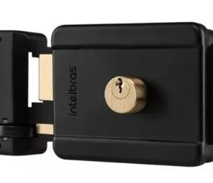 Fechadura Elétrica De Sobrepor Fx 500 Preto Intelbras