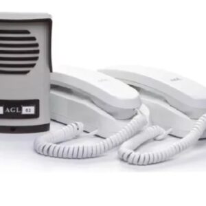 Kit Interfone Porteiro Eletrônico Coletivo De 2 Pontos - Agl
