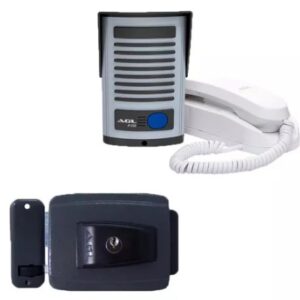 Kit Fechadura + Interfone Elétrico 12v